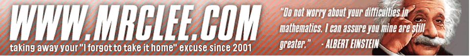 Welcome to mrclee.com